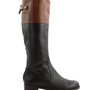 NEW, Halston "Barbara" leather riding boots size 8